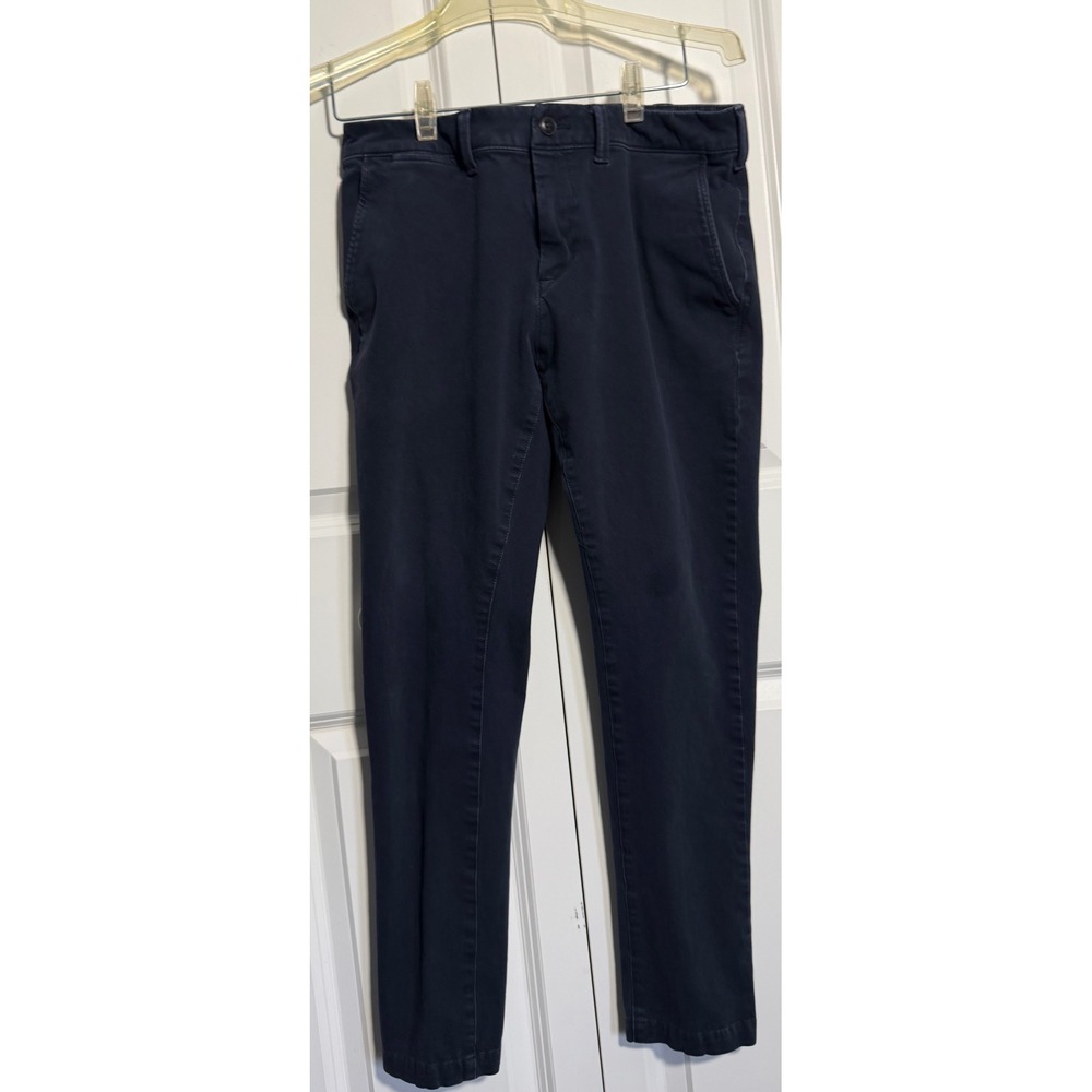 Express Chino Pants Mens 30x30 Navy Blue Excellent Super Skinny Stretch+ 0326-24